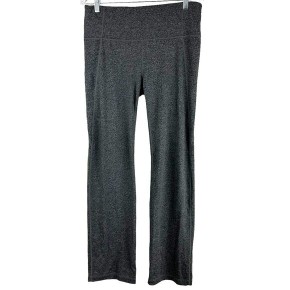 Athleta Powervita Straight Leg Pant Size L Gray EUC Wicking Yoga Athleisure - Picture 2 of 9